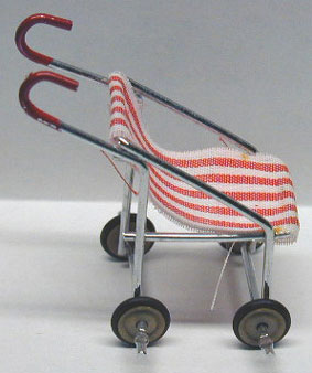 Dollhouse Miniature Stroller 